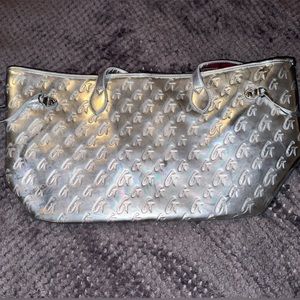 *NEW* Never used silver Glamaholic Tote